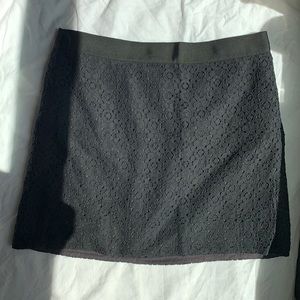 Lace mini skirt